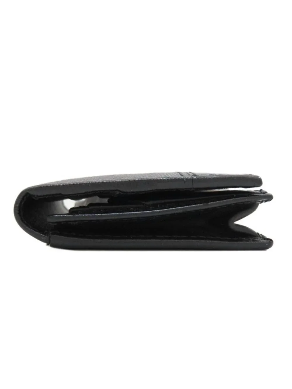 Bvlgari Business Card Holder Serpenti Scalier Man Case Leather
